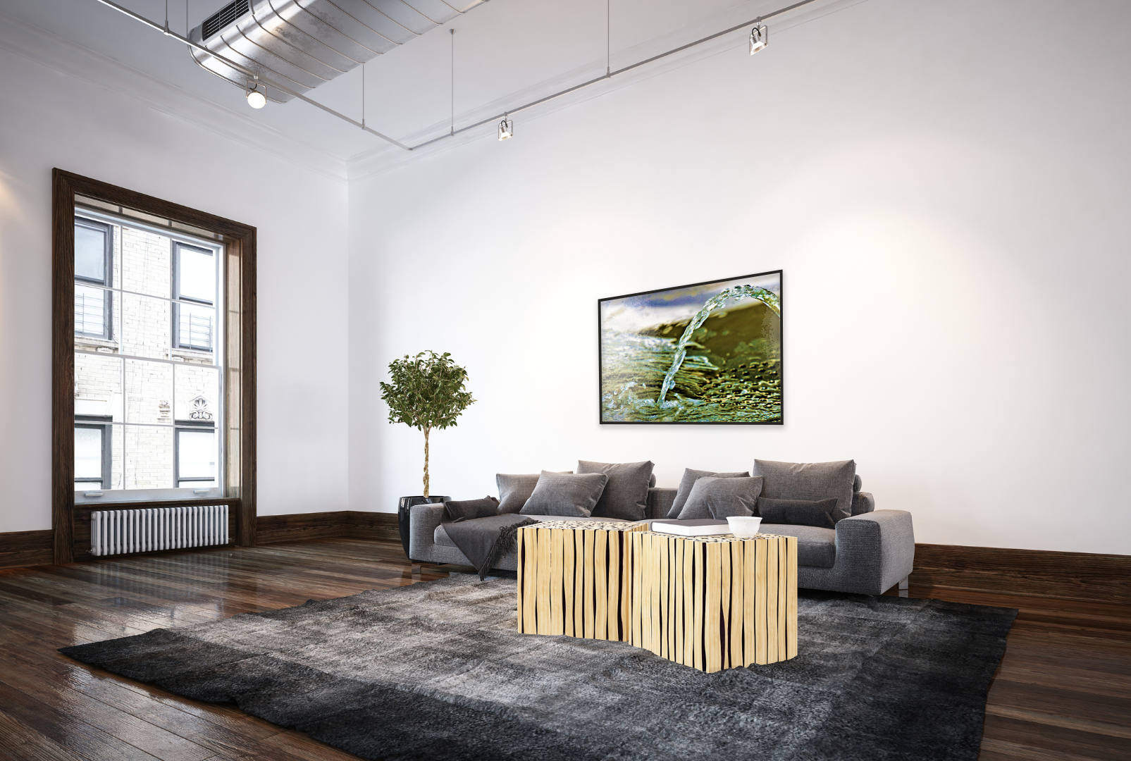 Shimmerstream original abstract contextualised office art modern decor photo print by Blair Montague Drake